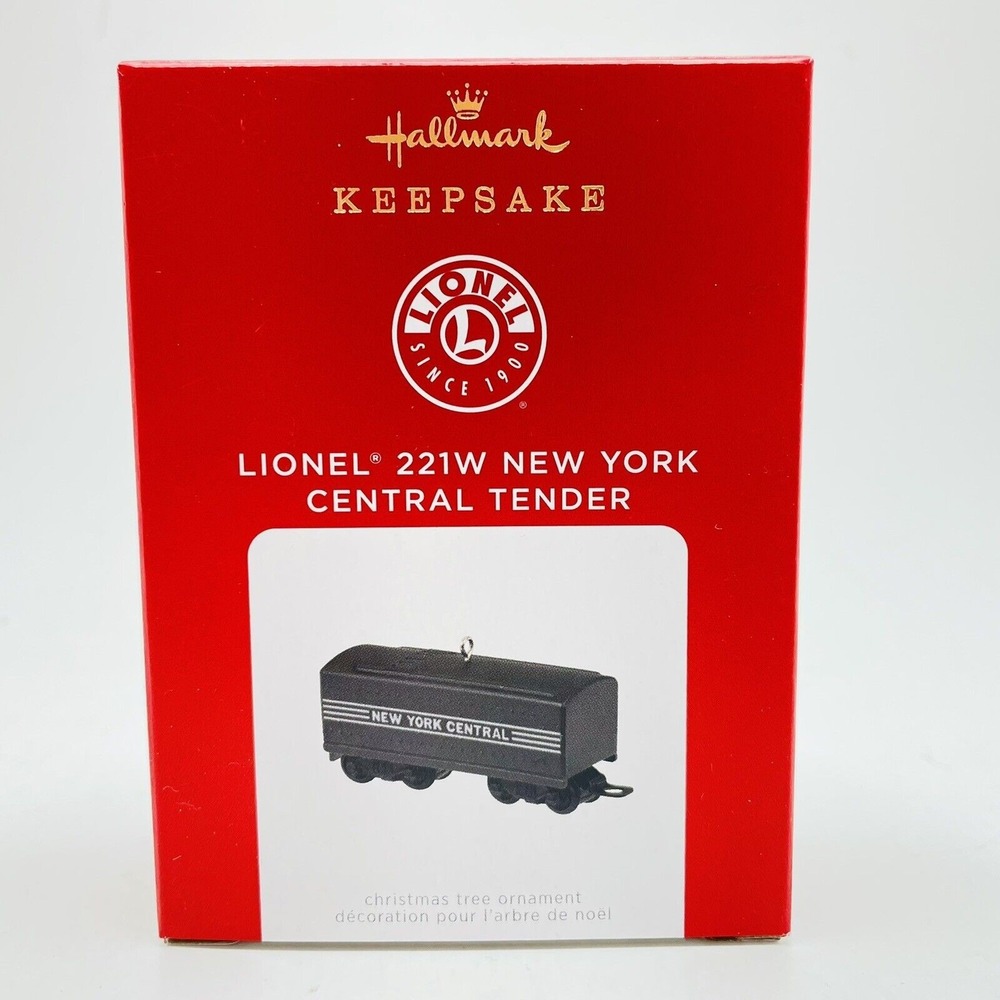 2021 Hallmark Keepsake Lionel 221W New York Central Tender Ornament